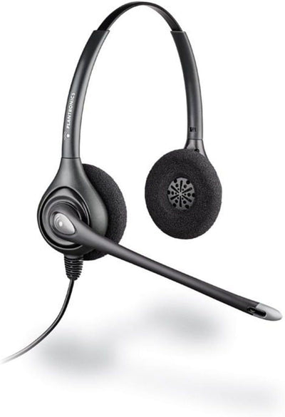 Plantronics 36834-41 SupraPlus Wideband Binaural QD Kopfhörer, Silber