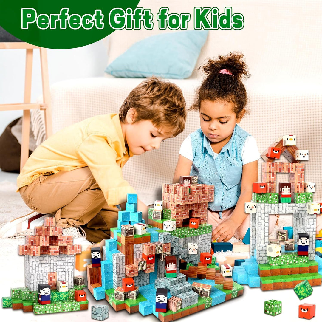 Magnetische Bausteine, 150 Stück Magnetisches Spielzeug Blöcke, Magnetische Bausteine Bauspielzeug,