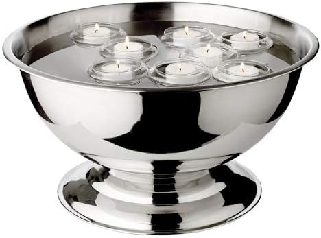 EDZARD Champagner Kühler Cara (Ø 40 cm, gross) aus Edelstahl - Flaschenkühler, Sektkühler - Getränke