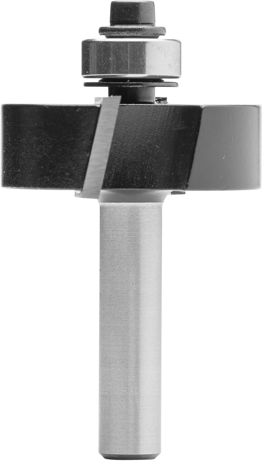 ENT 16690 Falzfräser Set HW, Schaft (S) 8 mm, Durchmesser (D) 34,9 mm, NL 12,7 mm, SL 32 mm, mit Kug