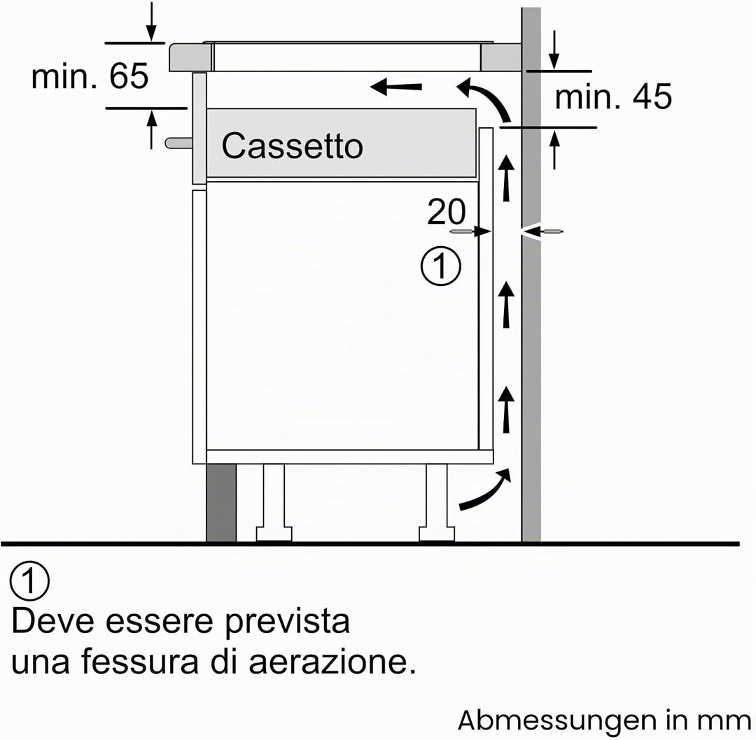 Bosch PIV831HB1E Serie 6, Einbau-Induktionskochfeld 80 cm, Schwarz Neue Version, Neue Version