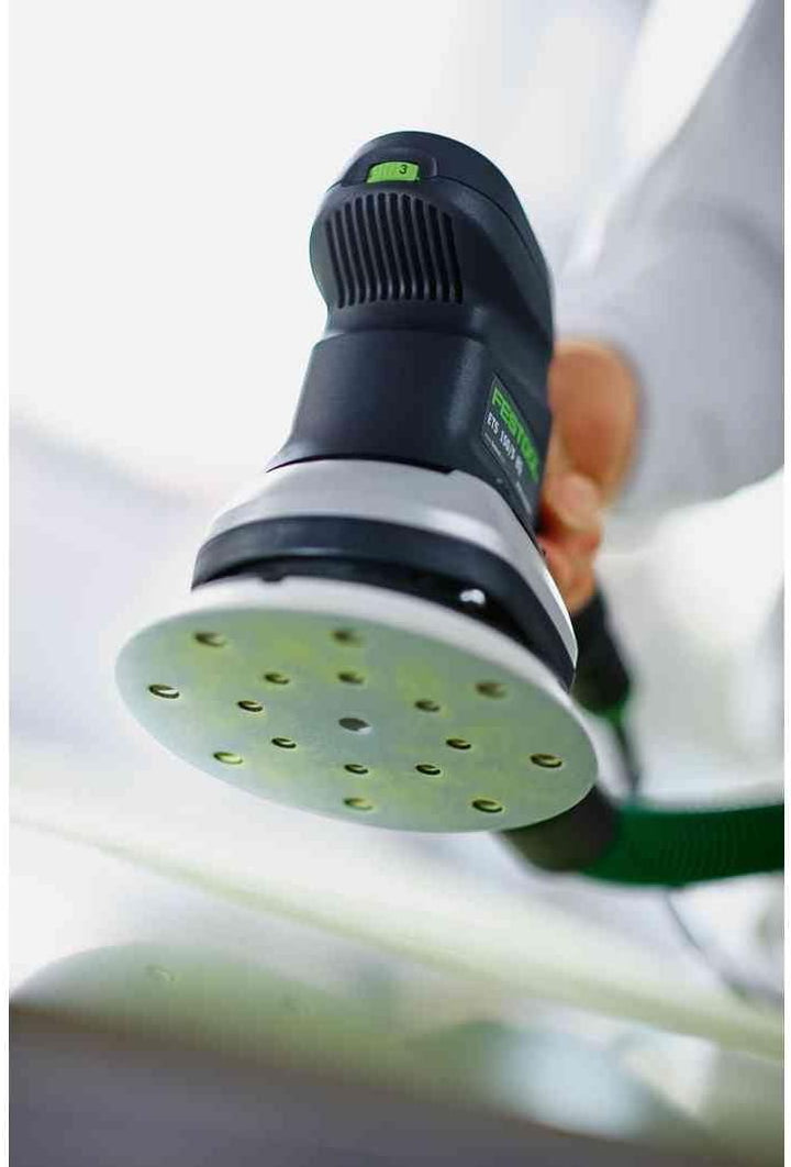 Festool Exzenterschleifer ETS 150/3 EQ (mit Schleifteller Ø 150 mm MULTI-JETSTREAM 2 (superweich SW)