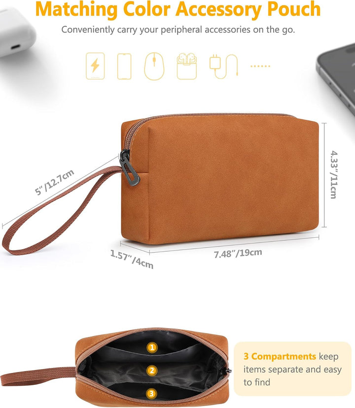 HYZUO 13 Zoll Laptop Hülle Tasche mit Ständer für MacBook Air 13 M5 A3449 M4 M3 M2 M1 2026-2018, Mac