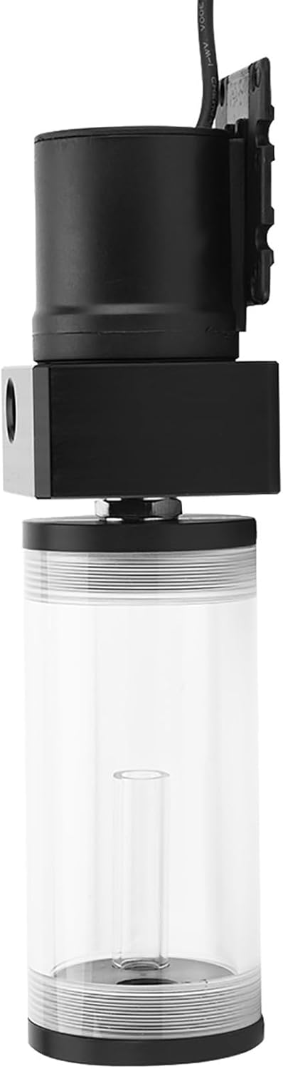 Lazmin DIY PC Wasserkühlsystem Wasserpumpe, Acryl Computer LED Wasserkühltank Zylinderbehälter 19W P