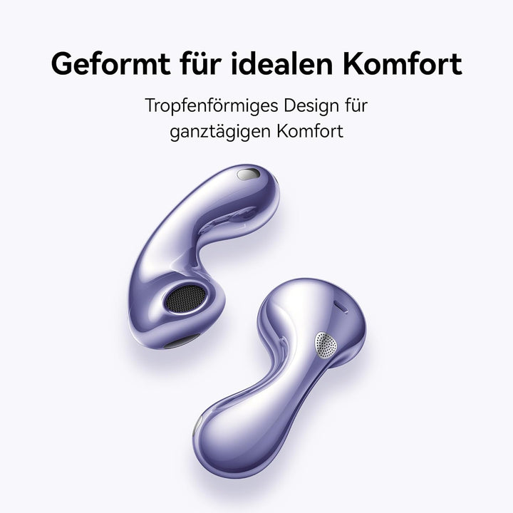 HUAWEI FreeBuds 6 kabellose Kopfhörer, Dual-Treiber True Sound, Stabile und klare Anrufe, Open-Fit-A