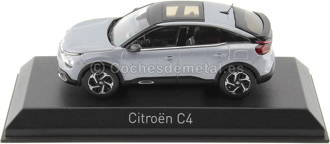 Norev NV155447 1:43 Citroen C4 2020-Stahlgrau Sammelmodell, Multi