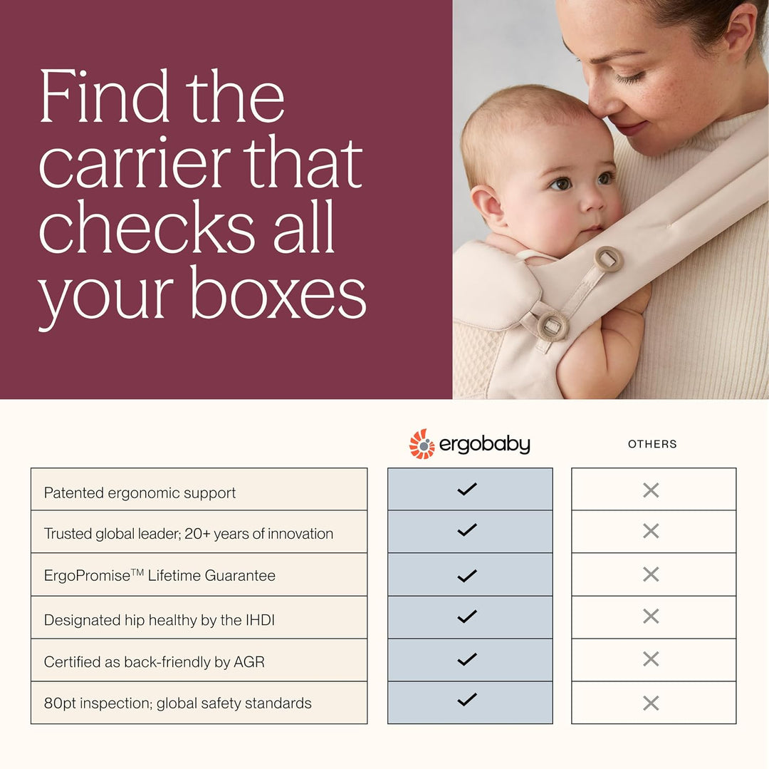 Ergobaby Upsie Sling Babyhüfttrage, Ergonomische Hüfttrage für Babys und Kleinkinder ab 6 Monaten (7
