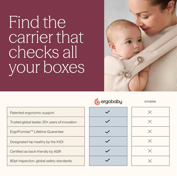 Ergobaby Upsie Sling Babyhüfttrage, Ergonomische Hüfttrage für Babys und Kleinkinder ab 6 Monaten (7
