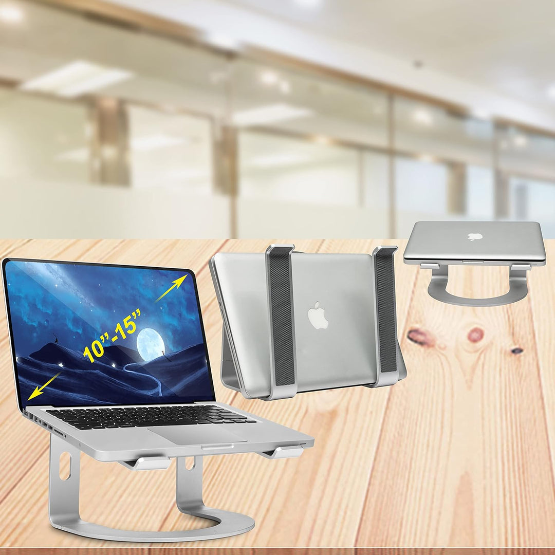 Konsol Laptop ständer Ergonomisch Aluminium Notebook Ständer, Demontierbar, Tragbarer, Riser Kompati