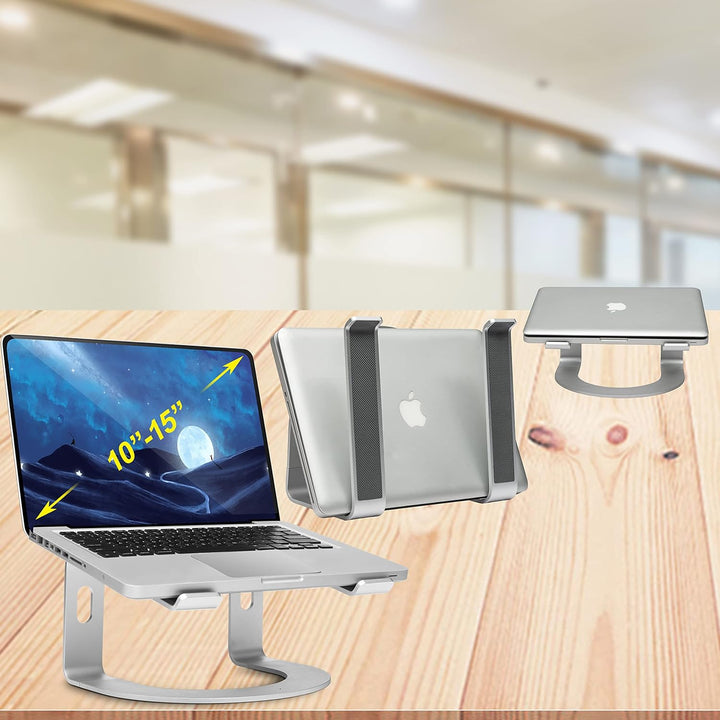 Konsol Laptop ständer Ergonomisch Aluminium Notebook Ständer, Demontierbar, Tragbarer, Riser Kompati