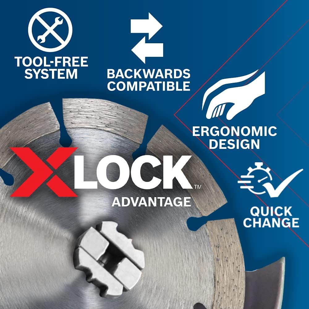 Bosch WBX418 10,4 cm Raddurchmesser X-LOCK Dorn gehärteter Stahl gepresst Draht Rad 4-1/2 In. Karbon
