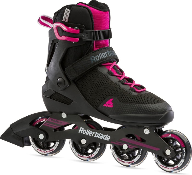 Rollerblade Damen Sirio 80 Inlineskate 270 Black/Raspberry, 270 Black/Raspberry