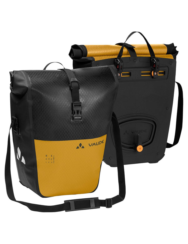 VAUDE Fahrradtaschen für Gepäckträger Aqua Back Color (Rec), in gelb, 2X Hinterradtasche wasserdicht
