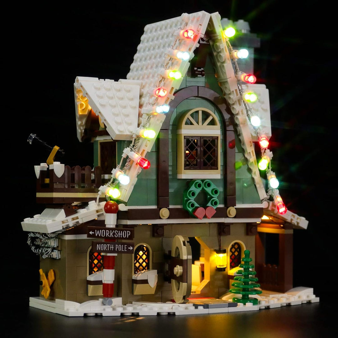 BRIKSMAX Led Lighting Kit für Lego Saisonal Elf Clubhouse, Led Light Set Add-on für Lego Set 10275(N