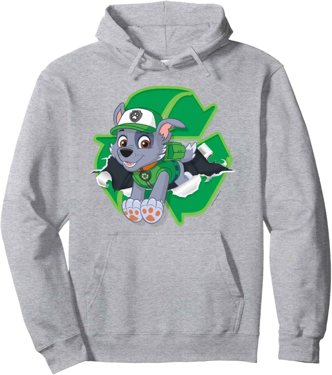 Paw Patrol Rocky Torn Badge Pullover Hoodie