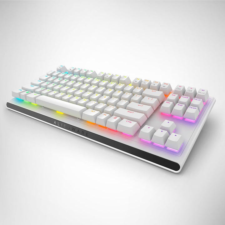 Alienware AW420K Tenkeyless Gamingtastatur - Mechanische Cherry MX Red Schalter, RGB-Beleuchtung (Al