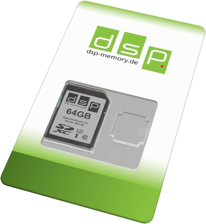 64GB Ultra Highspeed Speicherkarte für Ricoh WG-60 Digitalkamera
