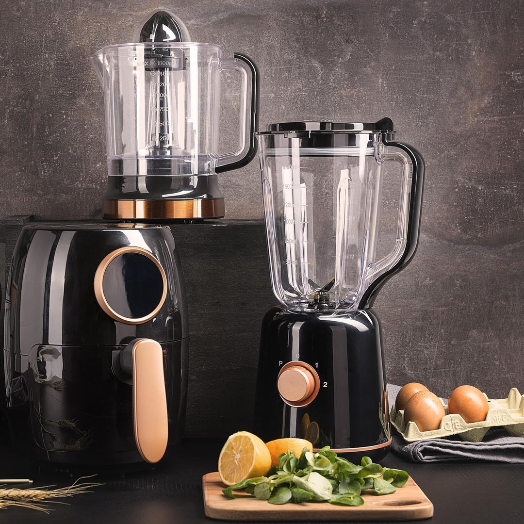 BERGNER COPPERLY - Grossraummixer - 2 Geschwindigkeiten mit 800 W Pulsleistung - 1,8 Liter Kunststof