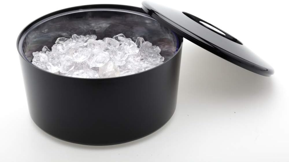 BARCRAFTERS Eiswürfelbehälter rund Kunststoff Eisbox Eisbehälter Gastro Bar 10 Liter