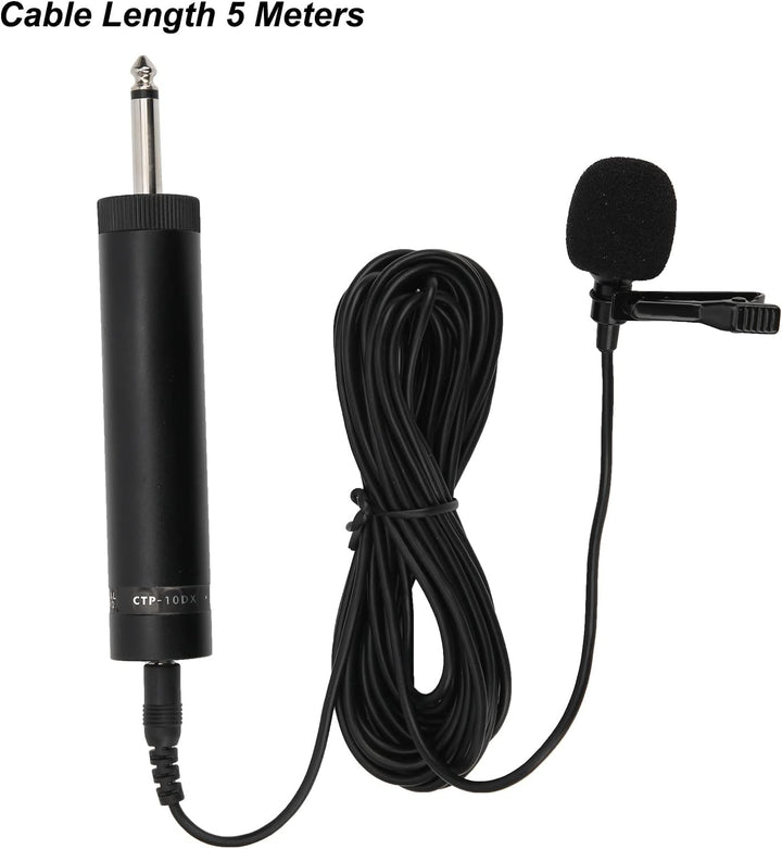 Lavalier-Mikrofon, Omnidirektional, Kabelgebunden, Saxophon-Ansteckmikrofon, Einfach Ansteckbar, Pro