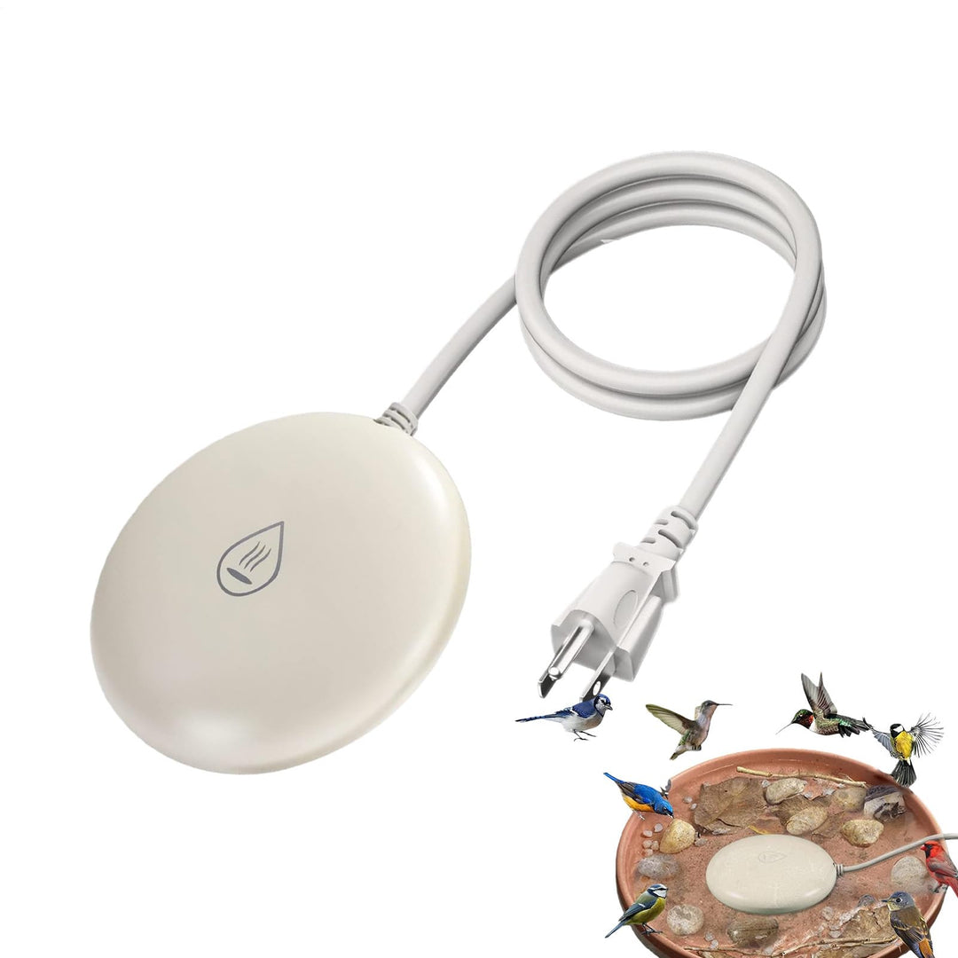 Vogelbad-Heizung, Vogeltränken Heizgerät, Automatischer Thermostat Enteiser, Plug-In-Heizung, Winter