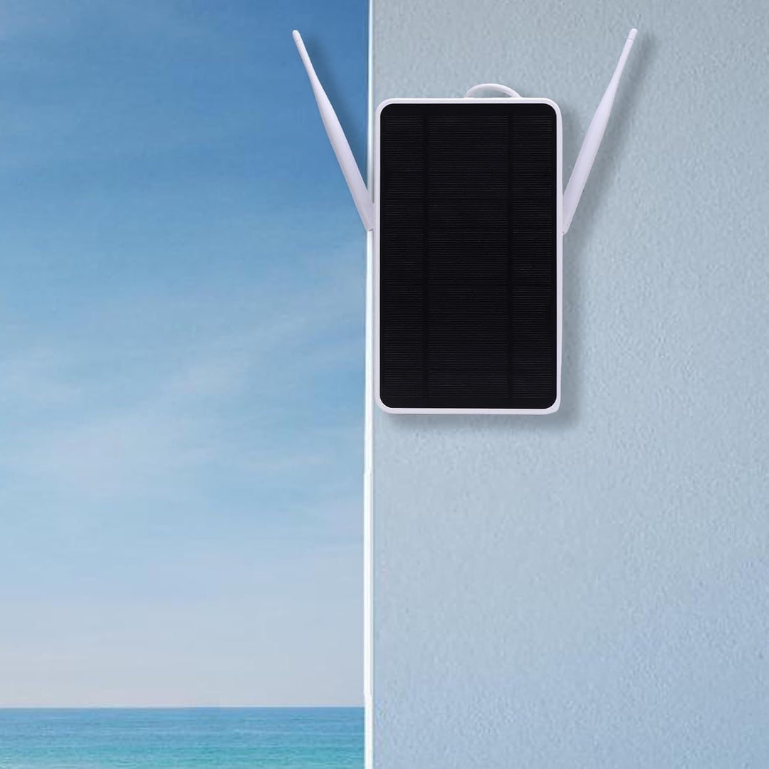 ASHATA 6W Solar Betrieben 4G LTE -Modemrouter, WLAN -Router Repeater Im Freien mit SIM Kartensteckpl