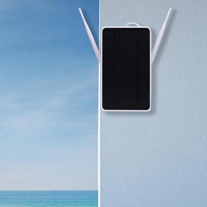 ASHATA 6W Solar Betrieben 4G LTE -Modemrouter, WLAN -Router Repeater Im Freien mit SIM Kartensteckpl