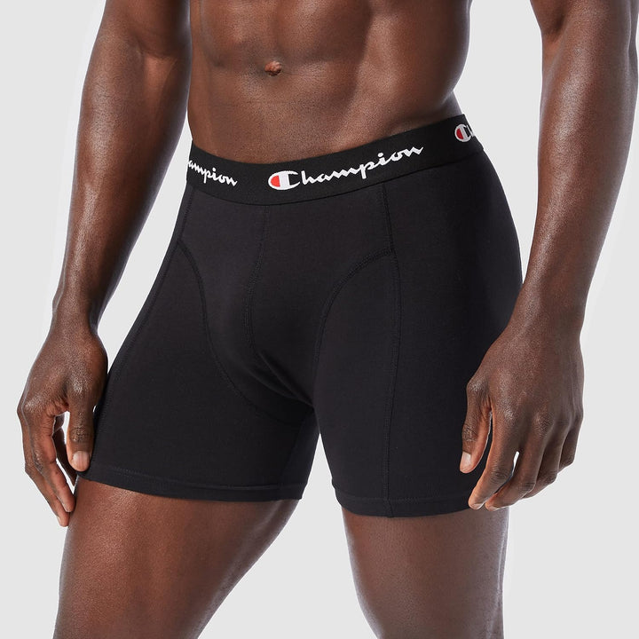 Champion Herren Retroshorts (4er Pack) S Schwarz, S Schwarz