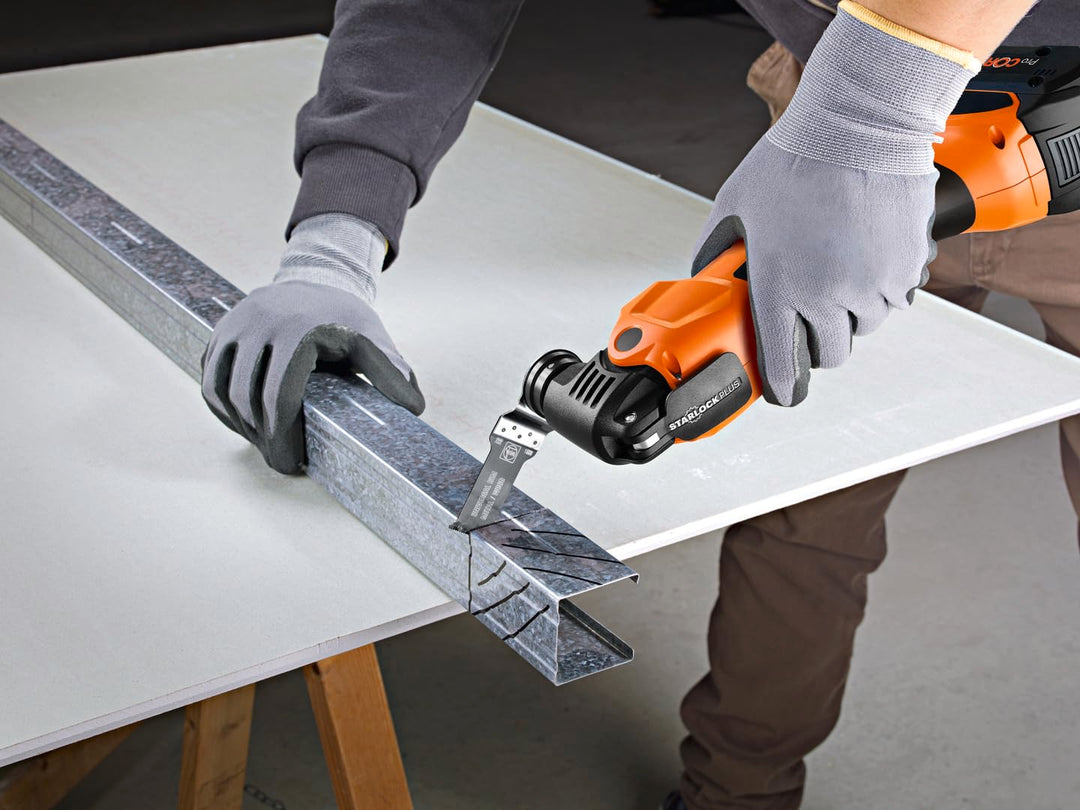Fein Tauchsägeblätter Best of E-Cut StarlockPlus WOOD & METAL (6 Sägeblätter für Holz + Metall, Aufn