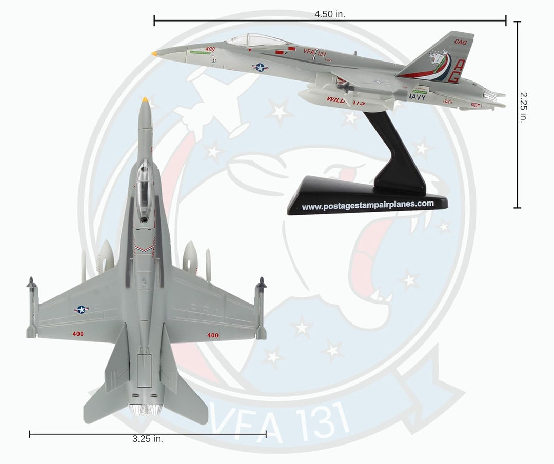 BRIEFMARKE 1/150 F / A-18C US Navy VFA-131 Wildcats