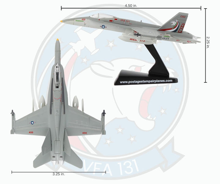 BRIEFMARKE 1/150 F / A-18C US Navy VFA-131 Wildcats