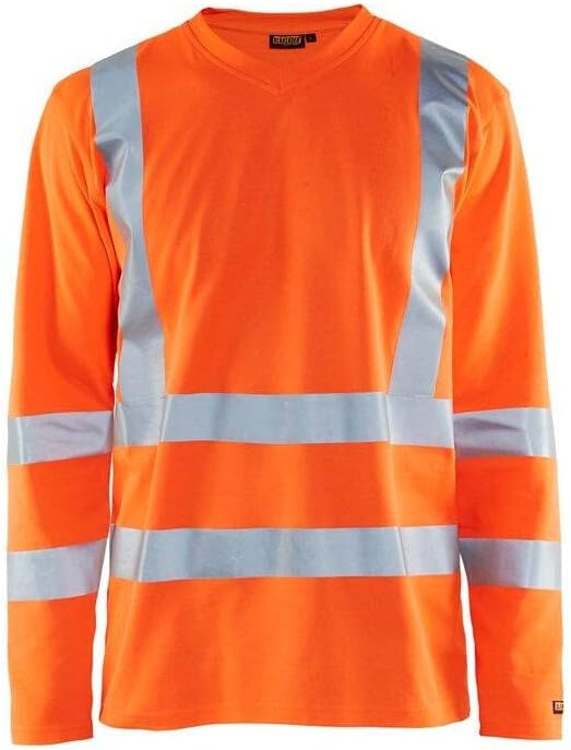 Blakläder Langarm Shirt "High-Vis" Upf 50+ Klasse 3, 1 Stück, S, orange, 338110705300S S Orange, S O