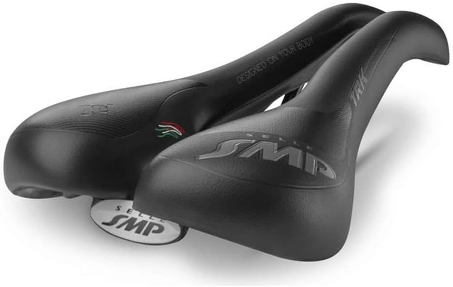 Sattel Selle SMP TRK Medium/Man Gel schwarz Herren 280x160mm 485g Schwarz M, Schwarz M