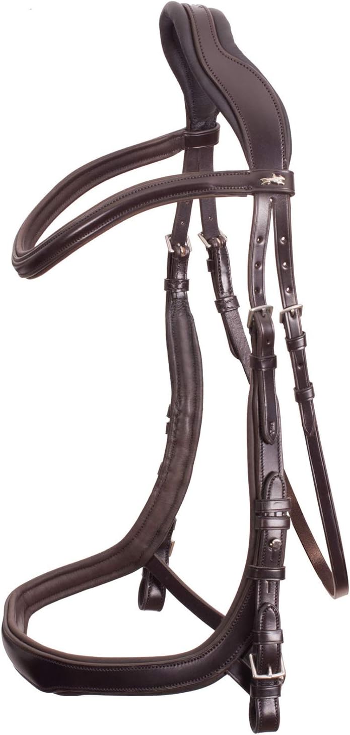 Schockemöhle Equitus Delta Anatomic Special Snaffle Bridle Espresso Cob, Espresso Cob