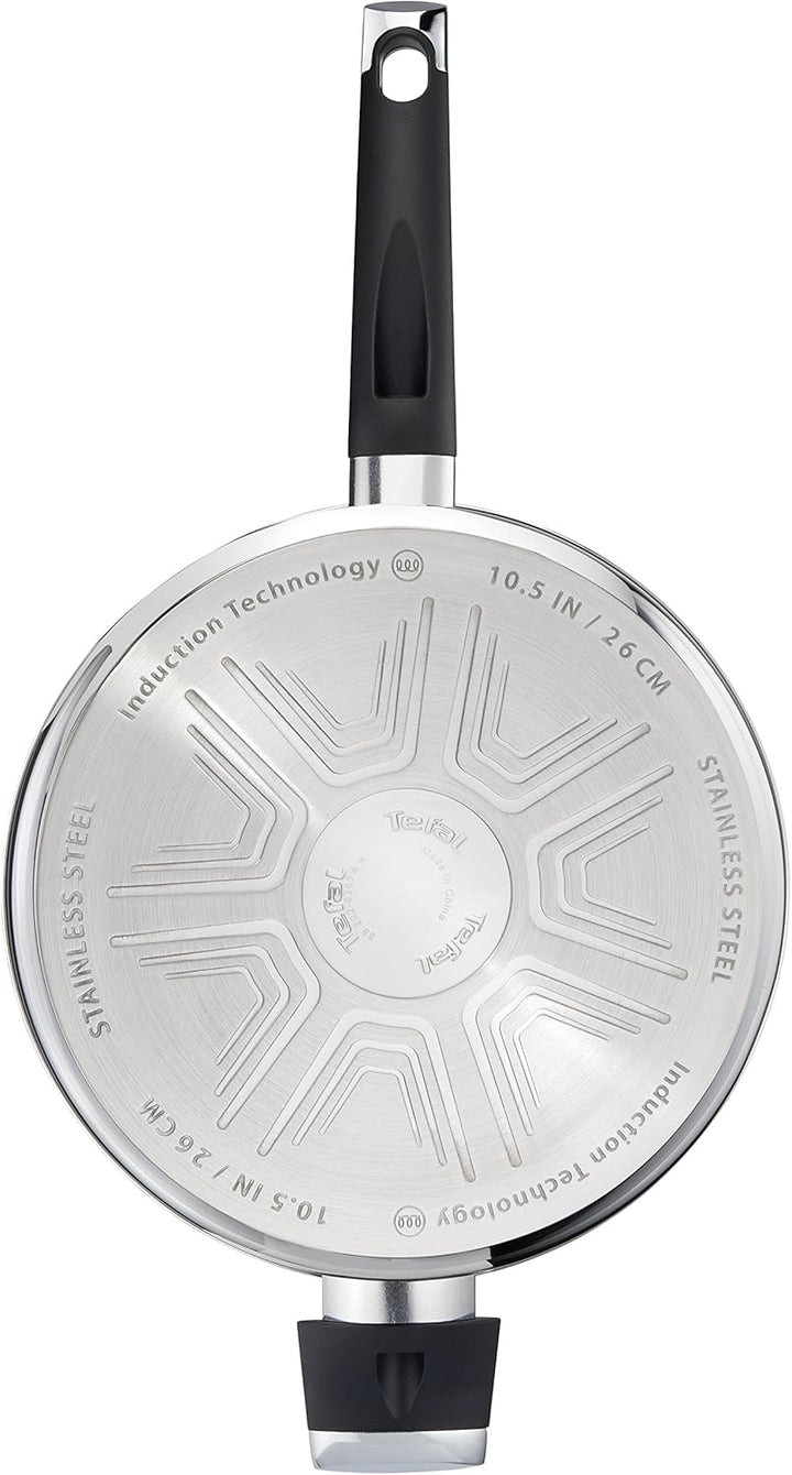 Tefal E8243314 Emotion Schmorpfanne, Edelstahl, 43 x 27 x 10 cm