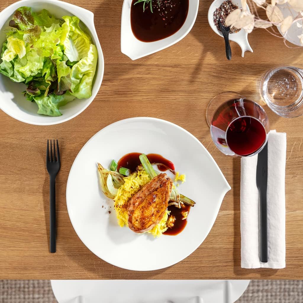 Villeroy und Boch Flow Speiseteller 28 x 27 cm, Premium Porzellan, 28 x 27cm Flow 28x27cm Speisetell