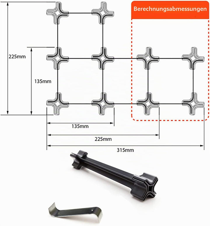 9er Small Kit - modulares Regalsystem für Weinflaschen - praktisches Flaschenregal flexibel erweiter