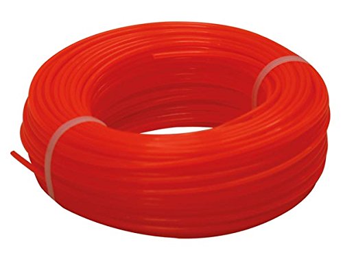 Toolland Trimmerfaden, Nylon, Rot, 2.4 mm, 25 m