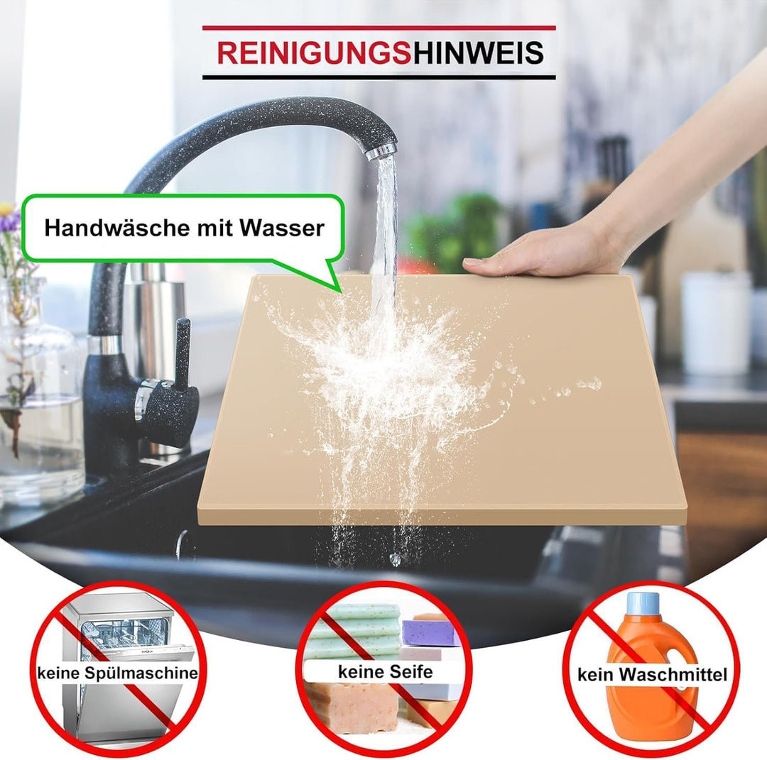 Unicook Rechteckiger Pizzastein 38 x 30.5 cm - Pizza Backstein für Backofen und Grill, Backofenstein