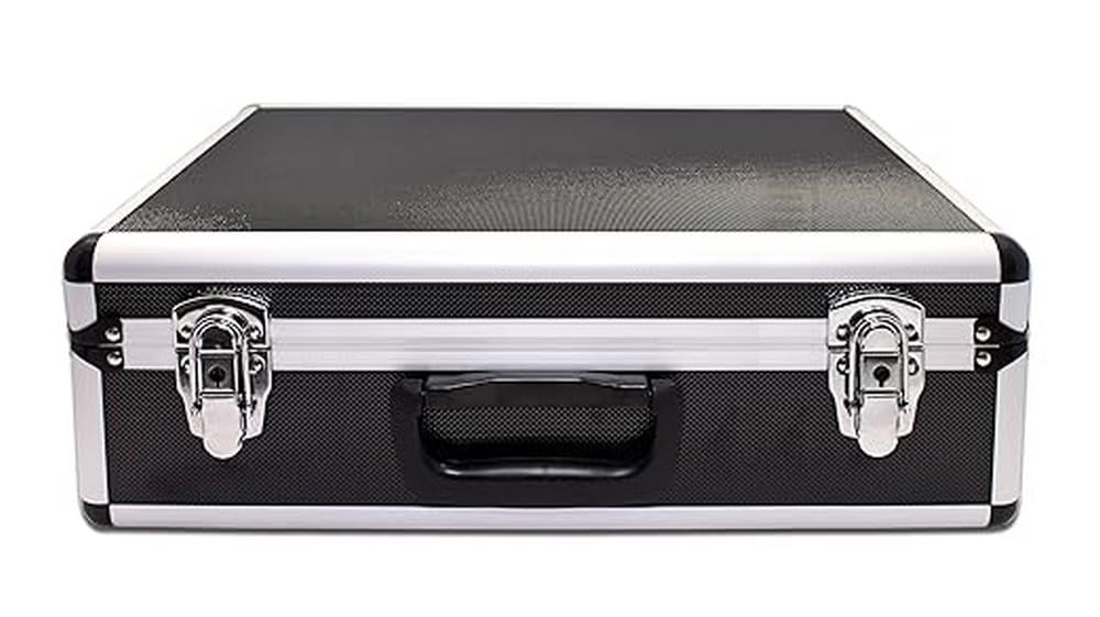 PeakTech P 7310 7310 – Universal Koffer für Messgeräte, Abschliessbar, Staubschutz, XL - 460 x 330 x