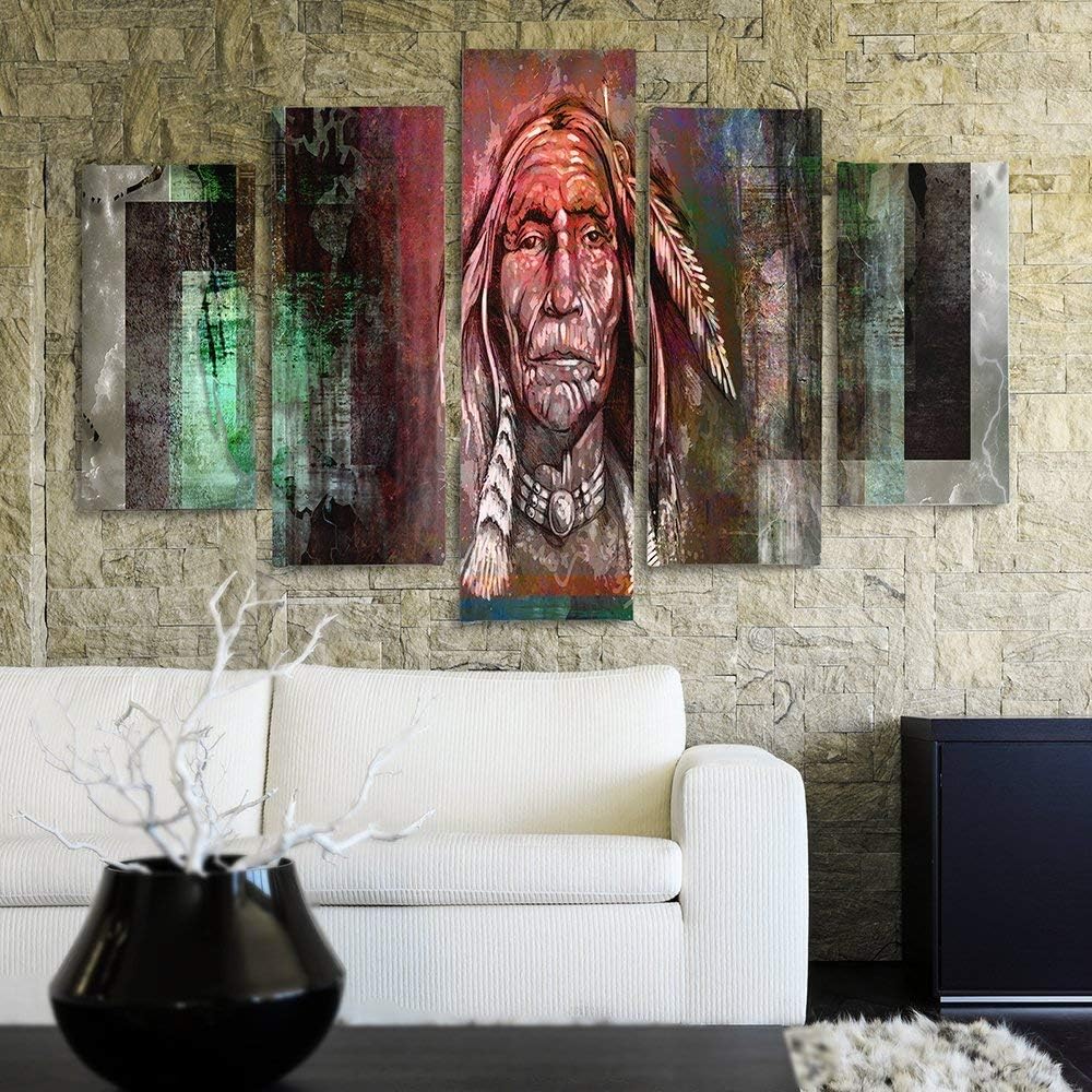 Feeby. Wandbild - 5 Teile - Deko Bilder, gedrucktes Bild, Deco Panel, Foto, Kunstdrucke, 5-Teilig, T