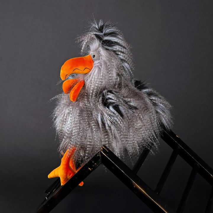 Sigikid 42979 Roost Boost Kuscheltier Plüschtier Kikeriki, Roost Boost