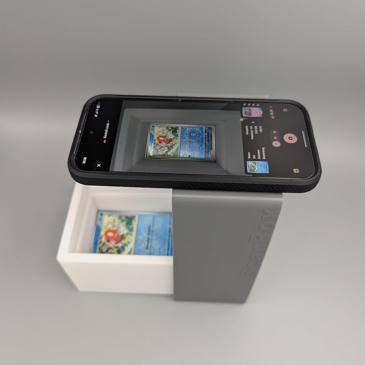 ScanBox kompatibel mit Pokémon und weiteren TCG Karten - Schnelles Scannen und Preisauskunft (Mit un