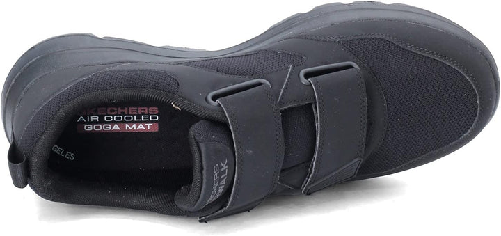 Skechers Herren Gowalk Sportliche Wanderschuhe mit Klettverschluss, Zwei Riemen, Luftgekühlter Schau