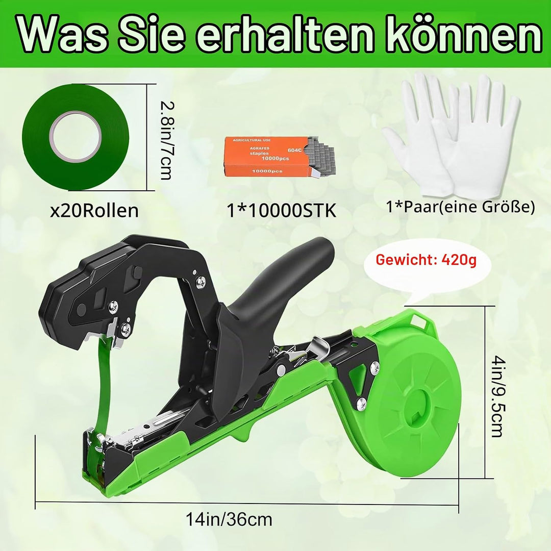 bindezange für pflanzen Pflanzenbindemaschine Bindezange für Pflanzen mit 10000 Stück Nägel und 20 R