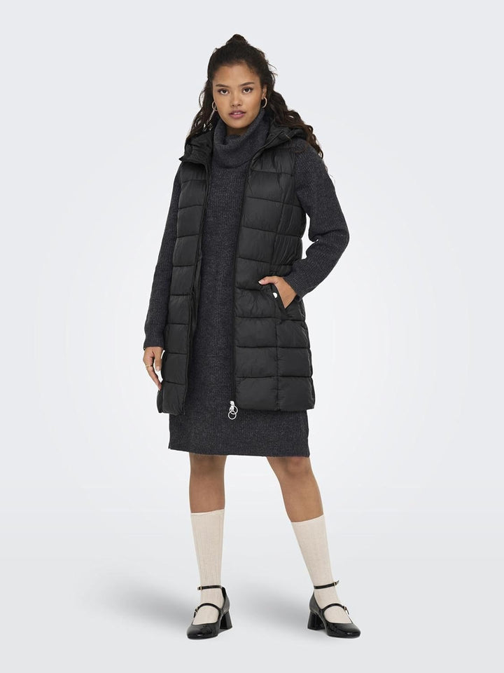 JACQUELINE de YONG Female Steppmantel JDYZULU Steppmantel S Schwarz, S Schwarz