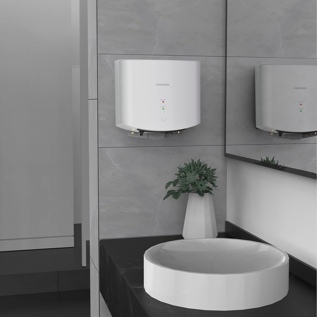 interhasa! Händetrockner automatischer Infrarotsensor handtrockner leise Gewerbe und Haushalt 1250W