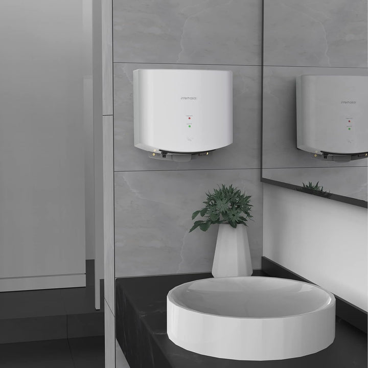 interhasa! Händetrockner automatischer Infrarotsensor handtrockner leise Gewerbe und Haushalt 1250W