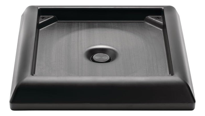 Rubbermaid Commercial Products FG917700BLA Commercial Ranger Waste Container, Weighted Base Accessor