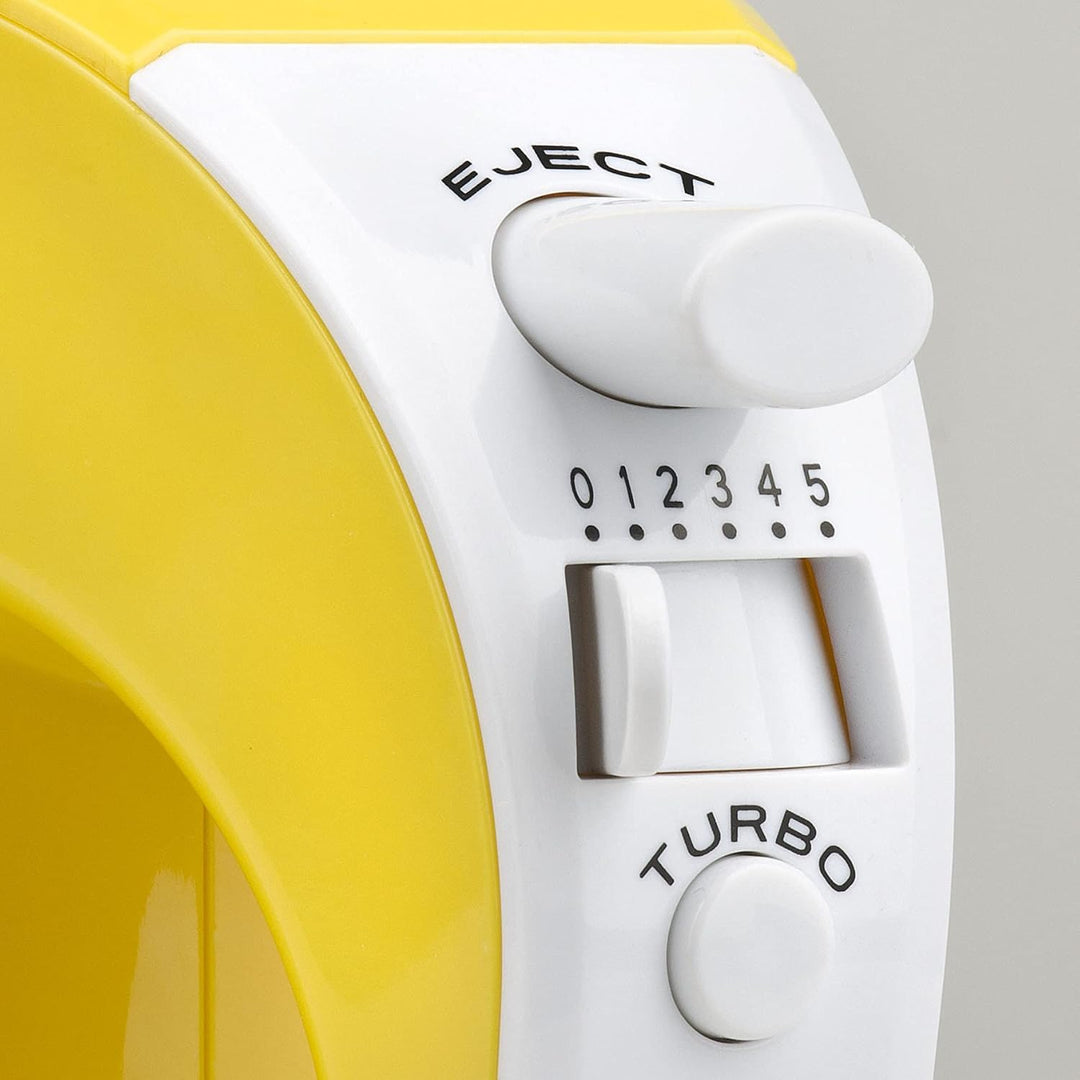 Girmi SB02 Elektrischer Handmixer, 170 W, Edelstahl-Rührbesen für Sahne und Eiweiss, Turbo-Funktion,